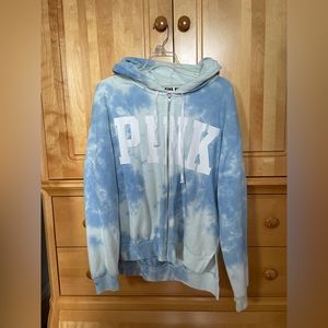 PINK Tie Dye Zip up